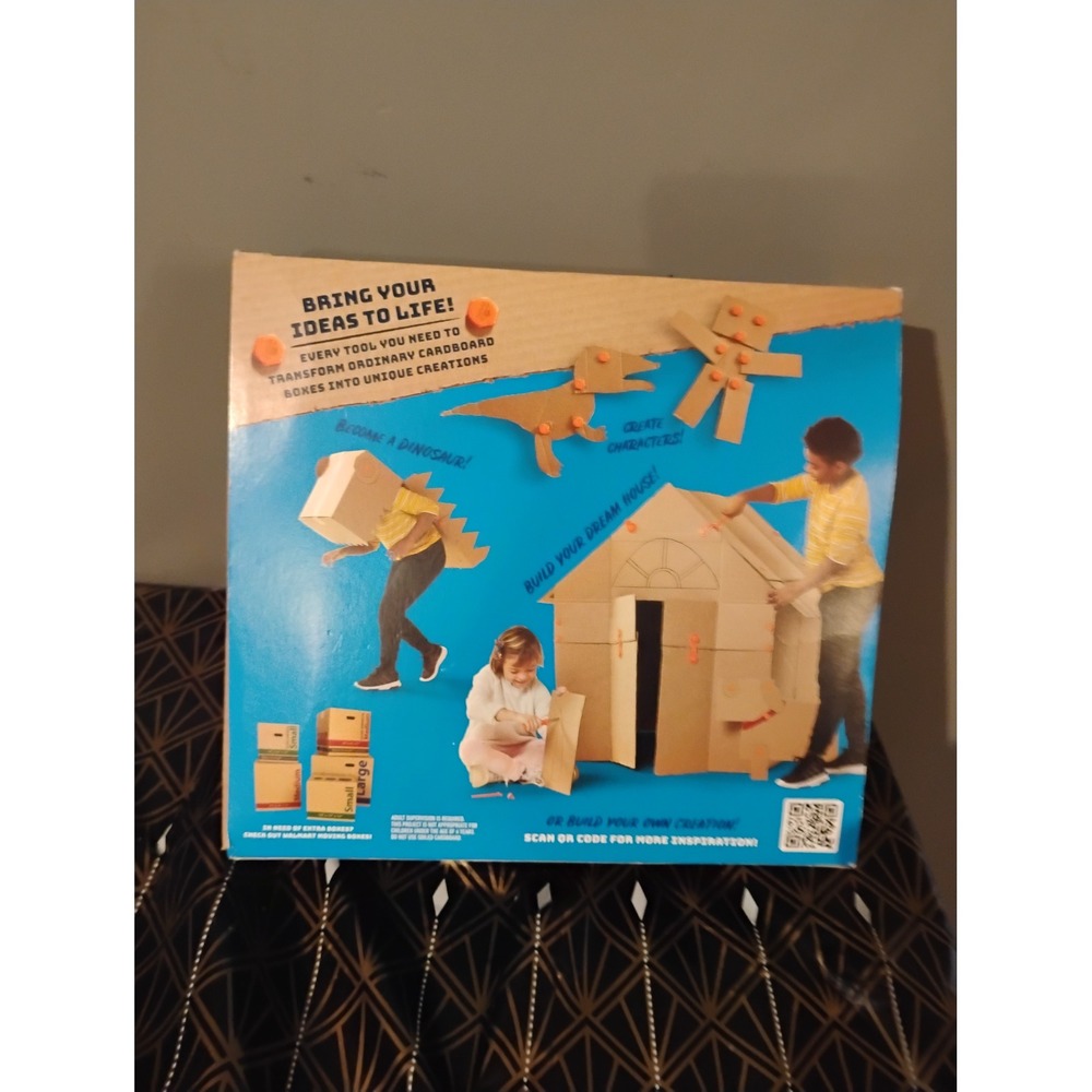 Elmer's Build It Tools 87 Piece Cardboard Construction Kit STEM Toy Starter Set